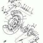 FZX700S Fazer Заднее колесо