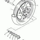 FZX700S Fazer Переднее колесо