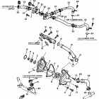 FZX700S Fazer Water pump piping