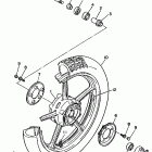 XV1100S Virago Переднее колесо