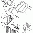 YZ 125 БОКОВАЯ КРЫШКА