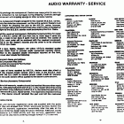 XV 1200D Warranty information pg - 2