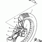 VIRAGO 700-XV700NC/XV700N Front wheel xv700l lc