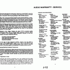 XV 1200D Warranty information pg - 2