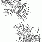 XV 700 ГОЛОВКА ЦИЛИНДРА