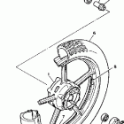 XV700L/XV700LC Front wheel xv700n nc