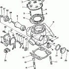YZ250K Cylinder yz250l