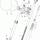 YZ250A/YZ360A Передняя вилка