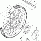 YZ250A/YZ360A Переднее колесо