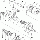 YZ250A/YZ360A Crank piston