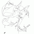 SV650,S,A,F Cowling installation parts (sv650s / sa)