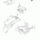 SV650,S,A,F Rear fender (sv650a / sa)
