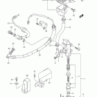SV650,S,A,F Rear master cylinder (sv650ak8 / sak8 / ak9 / sak9)