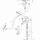 SV650,S,A,F Rear master cylinder (sv650k8 / sk8 / k9 / sk9)
