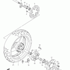 SV650,S,A,F Rear wheel (sv650k8 / sk8 / k9 / sk9)