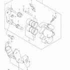 SV650,S,A,F Front caliper (sv650ak8 / sak8 / ak9 / sak9)