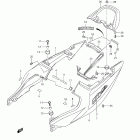 SV650,S,A,F Seat tail cover (sv650k8 / ak8)