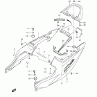 SV650,S,A,F Seat tail cover (sv650k9 / ak9)