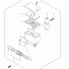 SV650,S,A,F Front master cylinder (sv650ak8 / ak9)