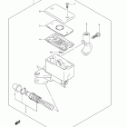 SV650,S,A,F Front master cylinder (sv650k8 / k9)