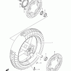 SV650,S,A,F Front wheel (sv650ak8 / sak8 / ak9 / sak9)