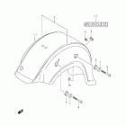 VL800,C,T Boulevard C50 Fender (vl800k6 / tk6 / ck6 / k7 / tk7)