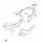 VZR1800,N,Z  Boulevard M109R Rear fender (vzr1800k8 / nk8)