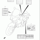DL650 V-STROM Label (model k8)