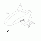 DL650 V-STROM Front fender (model k7)