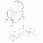 DR200SE Headlamp cover (model k6 / k7)
