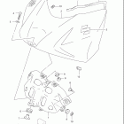GSX-R1000 Облицовка топливного бака (model k7)
