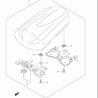 GSX-R600 Seat tail box