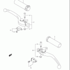 VL1500 Boulevard C90 Handle lever (model k7 / k8)