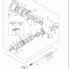 VL1500 Boulevard C90 Propeller shaft / final drive gear
