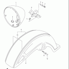 VL1500 Boulevard C90 Front fender (model k7)