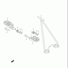 RM125 Stand - footrest (model k3 / k4 / k5)