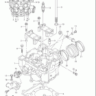 DR-Z400S ГОЛОВКА ЦИЛИНДРА