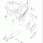 DR-Z400S ТОПЛИВНЫЙ БАК