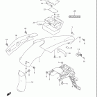 DR-Z400SM Rear fender (model k5 / k6)