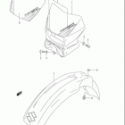 DR-Z400SM Front fender (model k5)