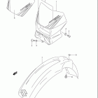 DR-Z400SM Front fender (model k6)