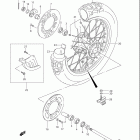 DR-Z250 Rear wheel (model k5)