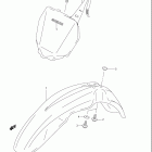 RM250 Front fender (model k1 / k2 / k3)