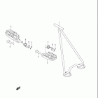RM250 Stand - footrest (model k3 / k4 / k5)
