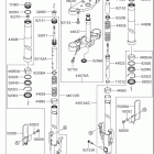 VZ1600 MARAUDER  Boulevard M95 E33 Передняя вилка