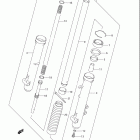 DR-Z125,L Front damper (dr-z125lk3 / lk4 / lk5 / lk6 / lk7)
