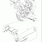 DR-Z125,L Rear wheel (dr-z125lk3)