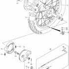 DR-Z125,L Rear wheel (dr-z125lk4 / lk5 / lk6 / lk7)