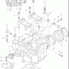 DR-Z400S ГОЛОВКА ЦИЛИНДРА