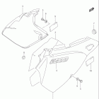 DR-Z400S Frame cover (model y)